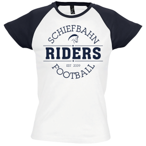 Schiefbahn Riders - Women`s Raglan Colour-T Riders Casual Logo